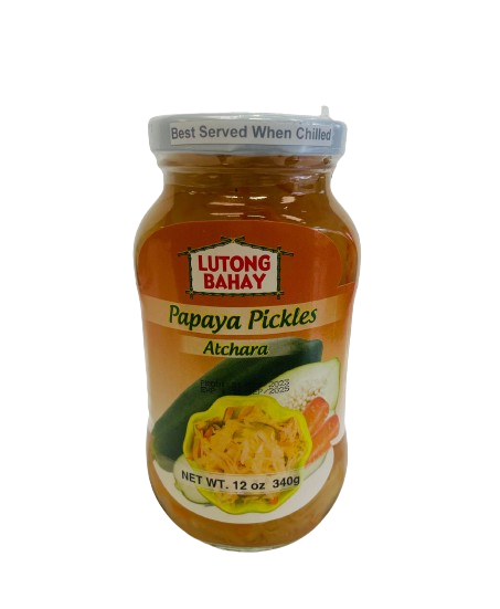 LUTONG BAHAY PICKLED PAPAYA ATCHARA 12 OZ