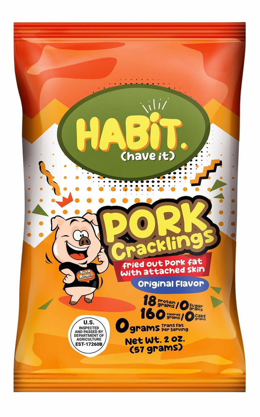 Habit Pork Cracklings with attached Skin