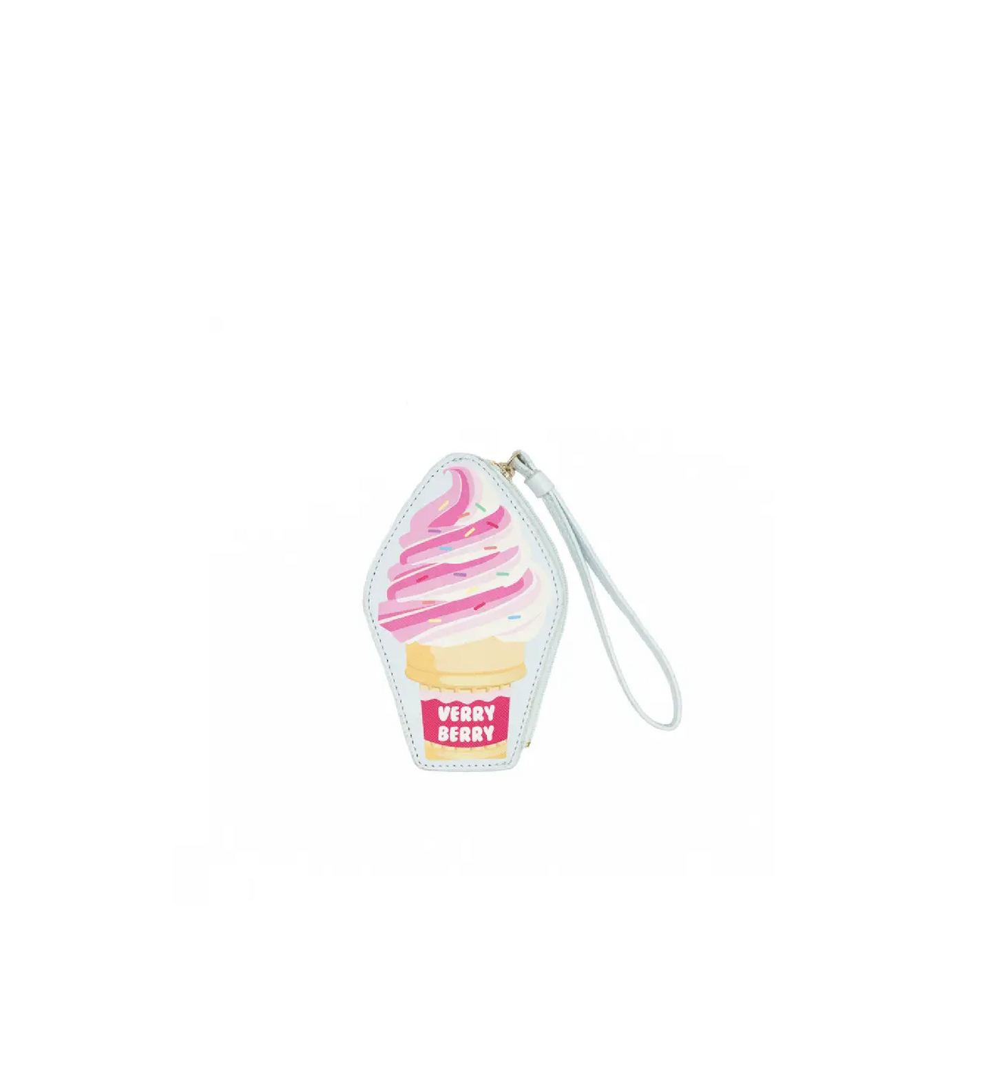 Novelty Wristlet - Strawberry Ice Cream