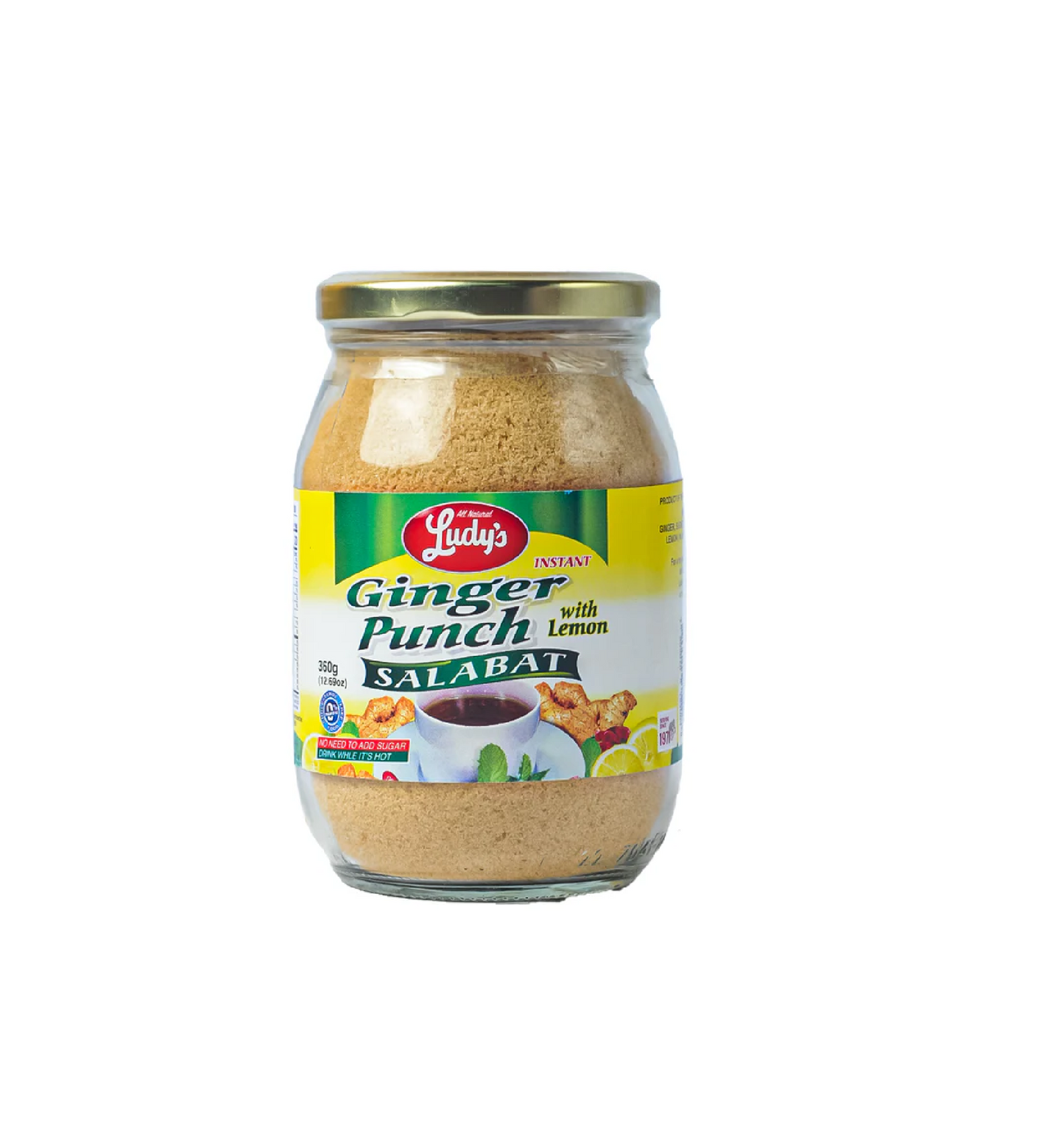 LUDY'S GINGER PUNCH LEMON 360 GM