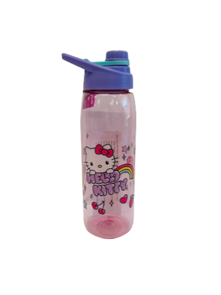 HELLO KITTY 28 OZ WATER BOTTLE PLASTIC PINK