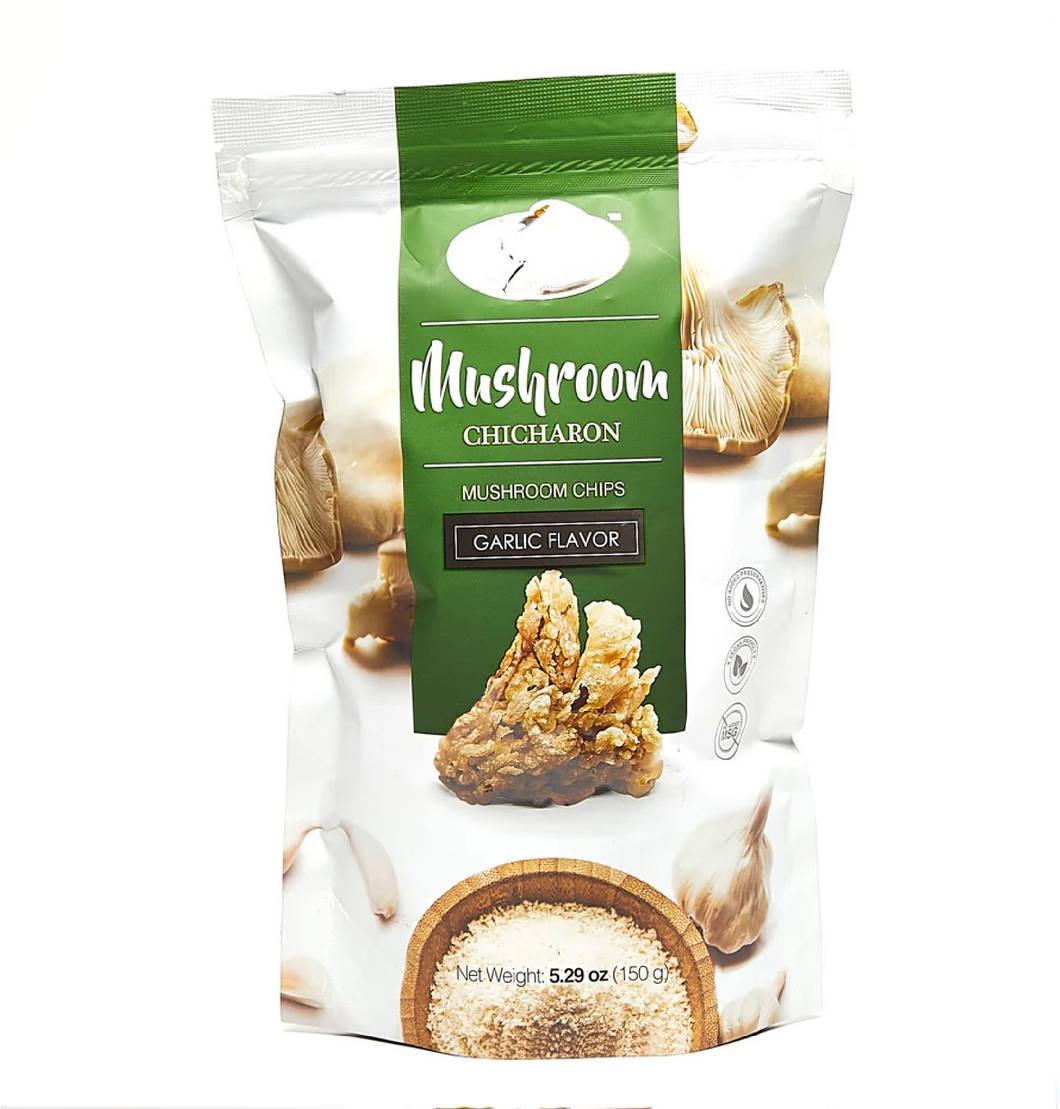 JA LEES MUSHROOM CHICHARON GARLIC 75 GRAMS