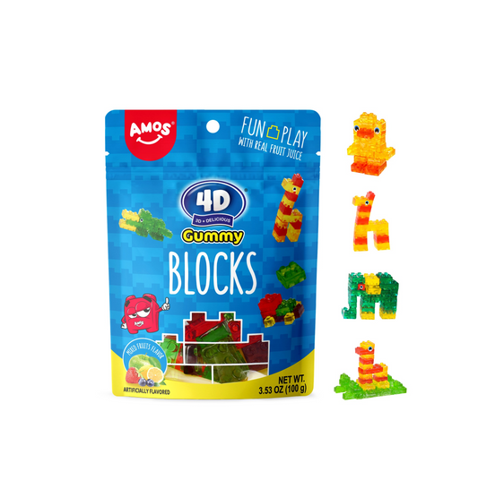 AMOS 4D GUMMY BUILDING BLOCKS