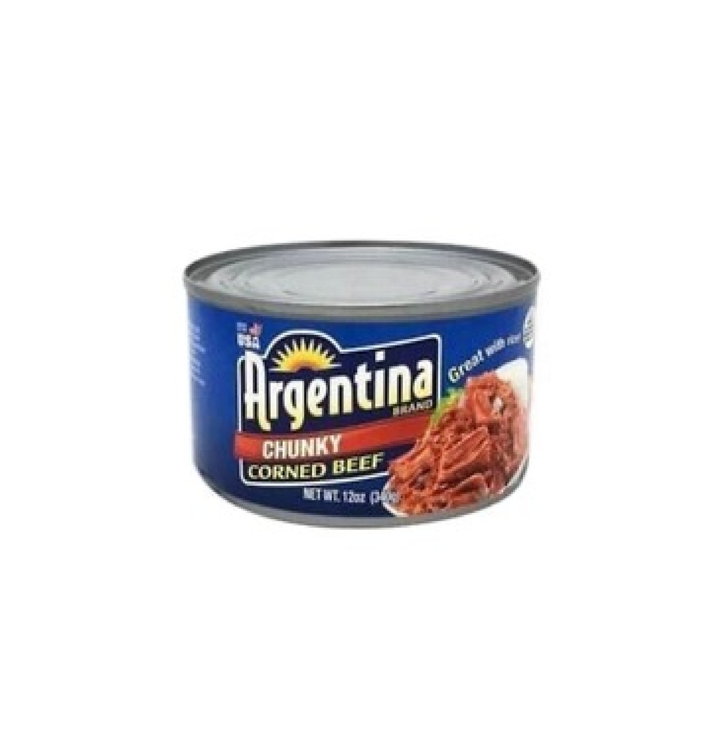 ARGENTINA CHUNKY CORNED BEEF BLUE 12 OZ