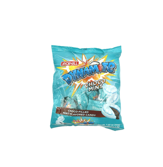JACK N JILL DYNAMITE CHOCO FILLED MINT 200 GRAMS