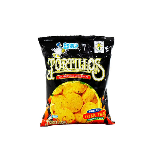 JACK & JILL GRANNY GOOSE TORTILLOS CHILI 100 GR