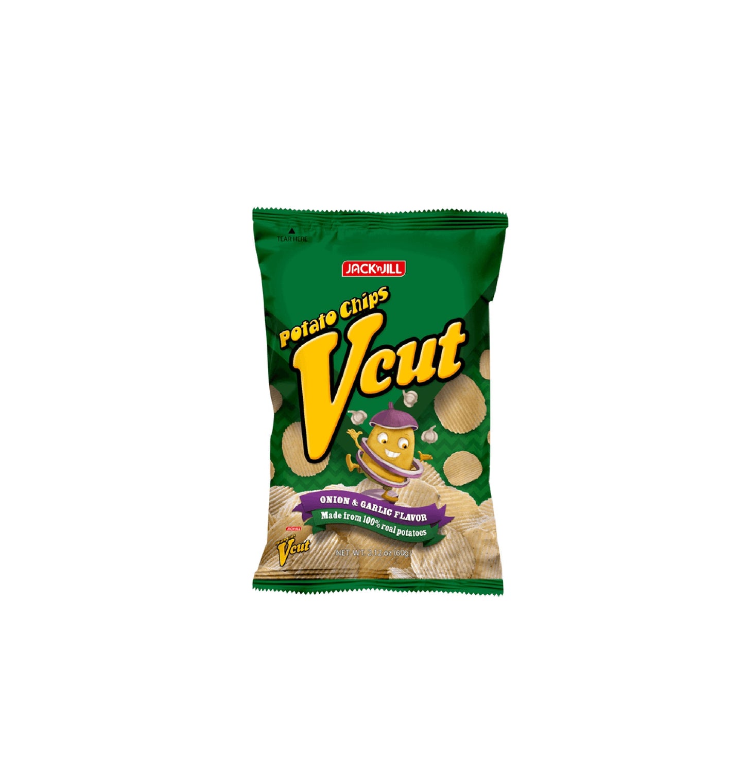 JACK & JILL V-CUT ONION/GARLIC 12 OZ