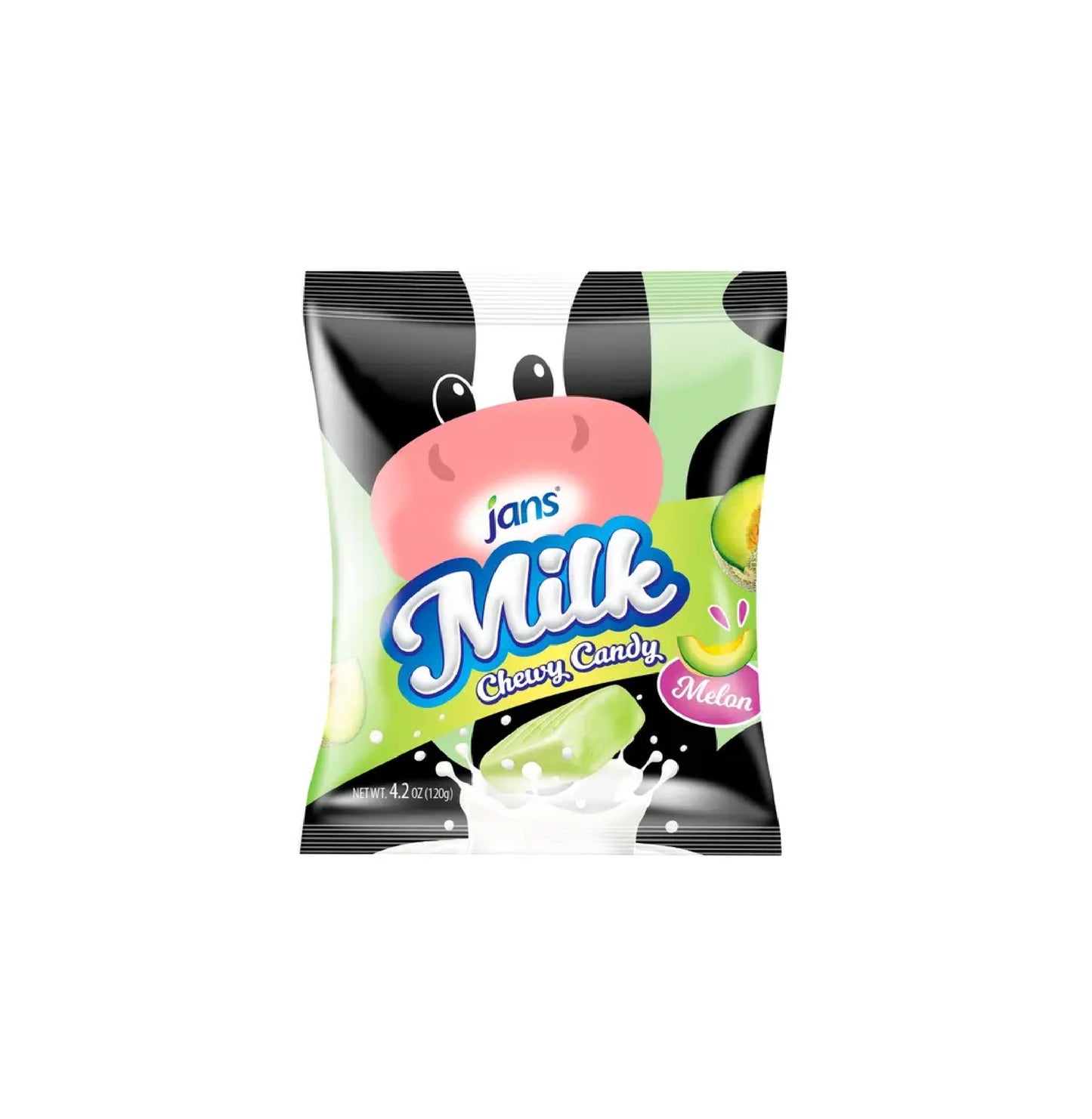 JANS MILK CHEWY CANDY MELON 4.2 OZ