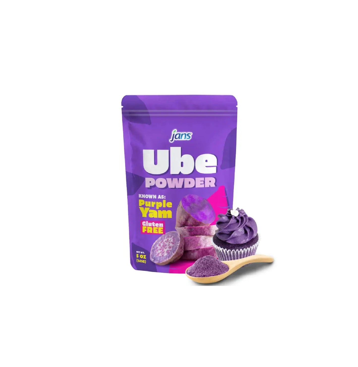 JANS NATURAL UBE POWDER 5 OZ