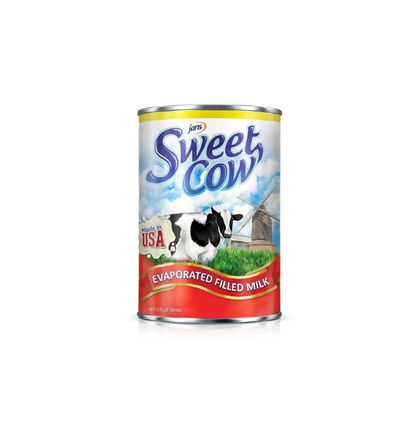 JANS SWEET COW EVAPORATED MILK 13.7 OZ
