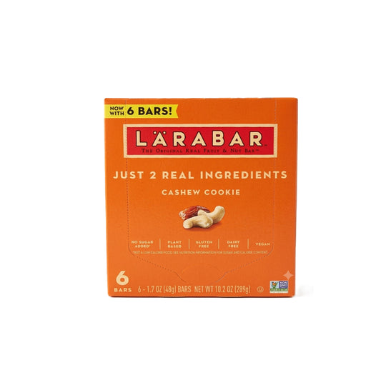 LARABAR CASHEW COOKIE FRUIT AND NUT BAR