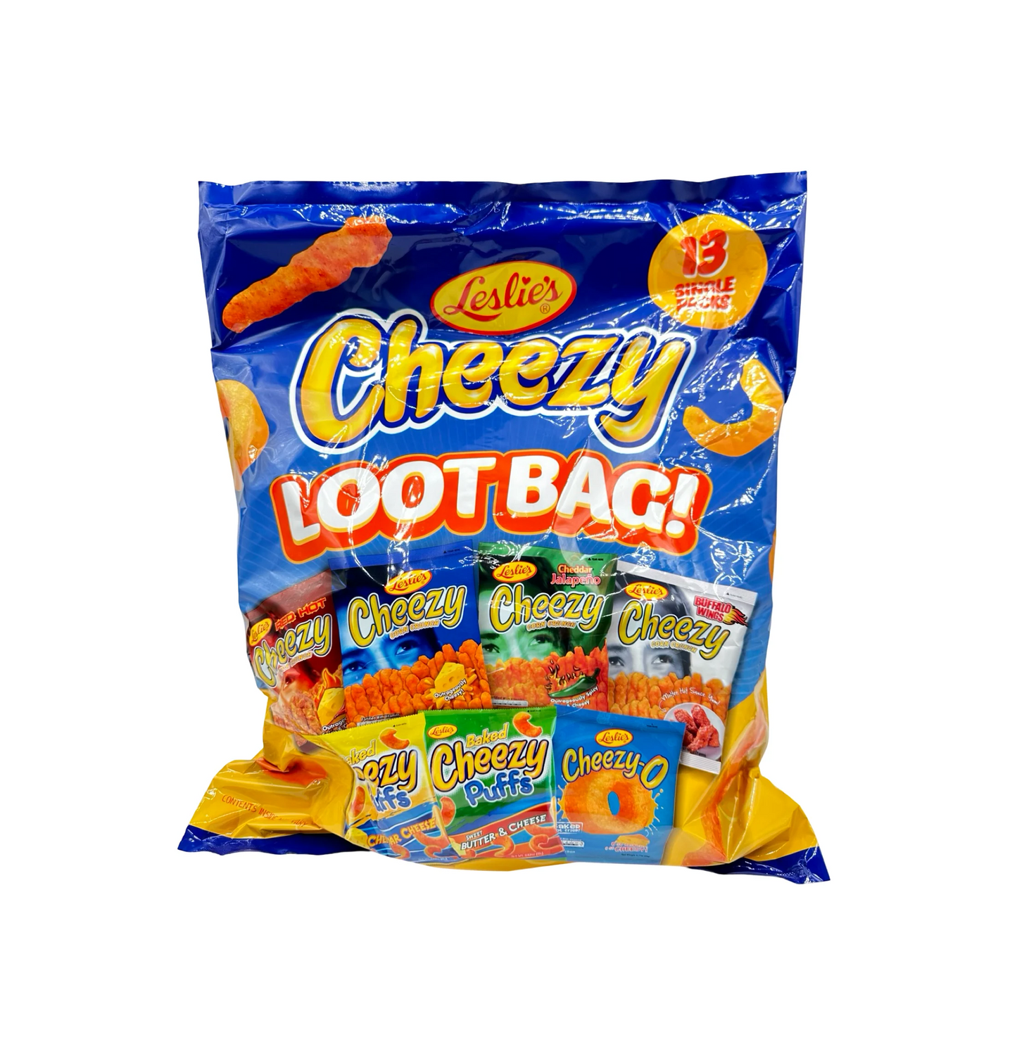 LESLIE'S CHEEZY LOOT BAG 382GRAMS