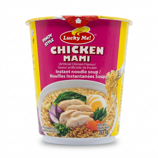 LUCKY ME INSTANT CHICKEN MAMI 70 GRAMS CUP