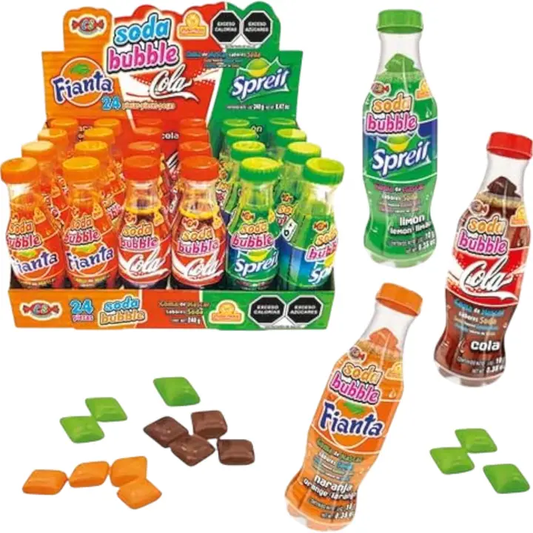 Las Delicias Soda Bubble Gum Candy