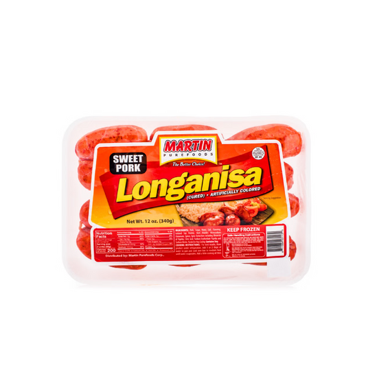 MARTIN'S SWEET PORK LONGANISA 341 GRAMS