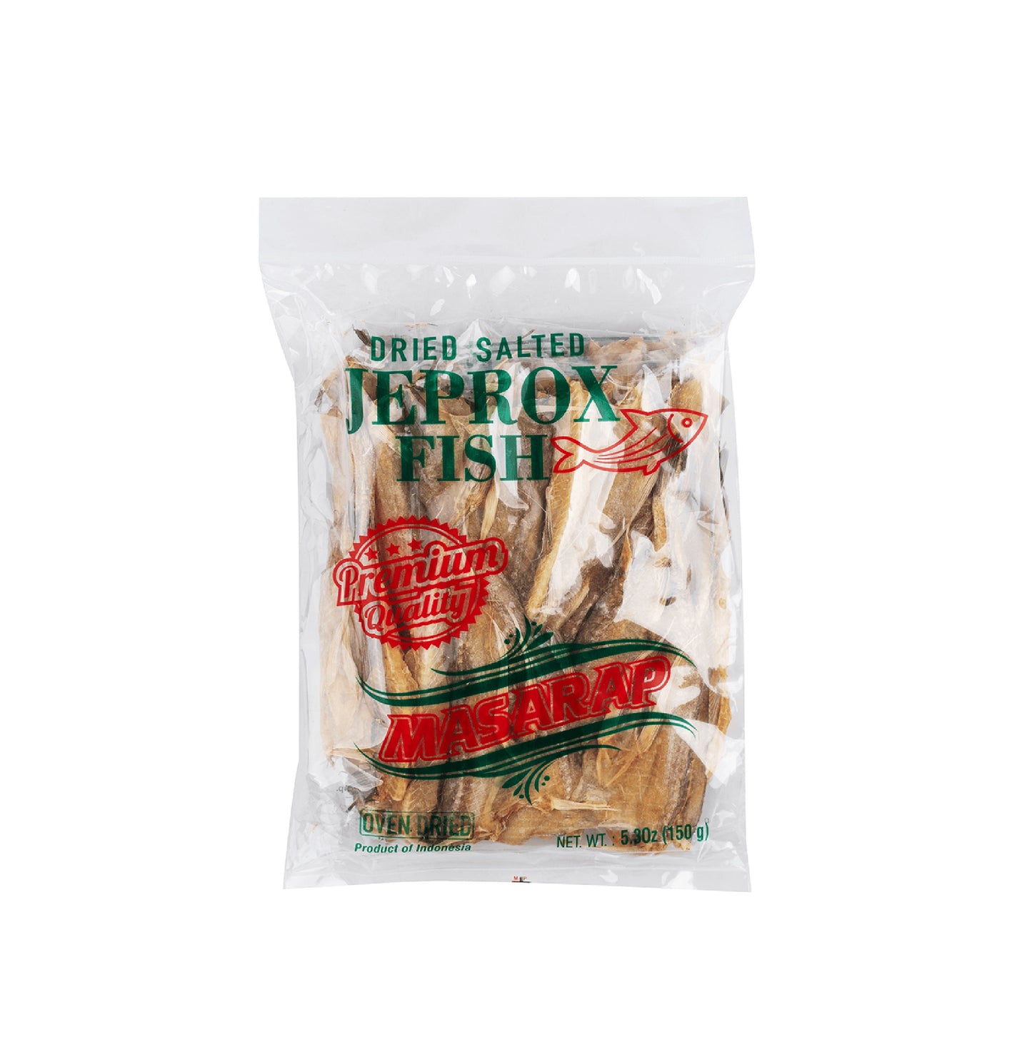 MASARAP SALTED DRIED JEPROX FISH 3.52 OZ