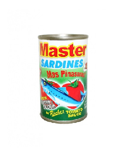 MASTER SARDINES IN TOMATO SAUCE 155 GRAMS