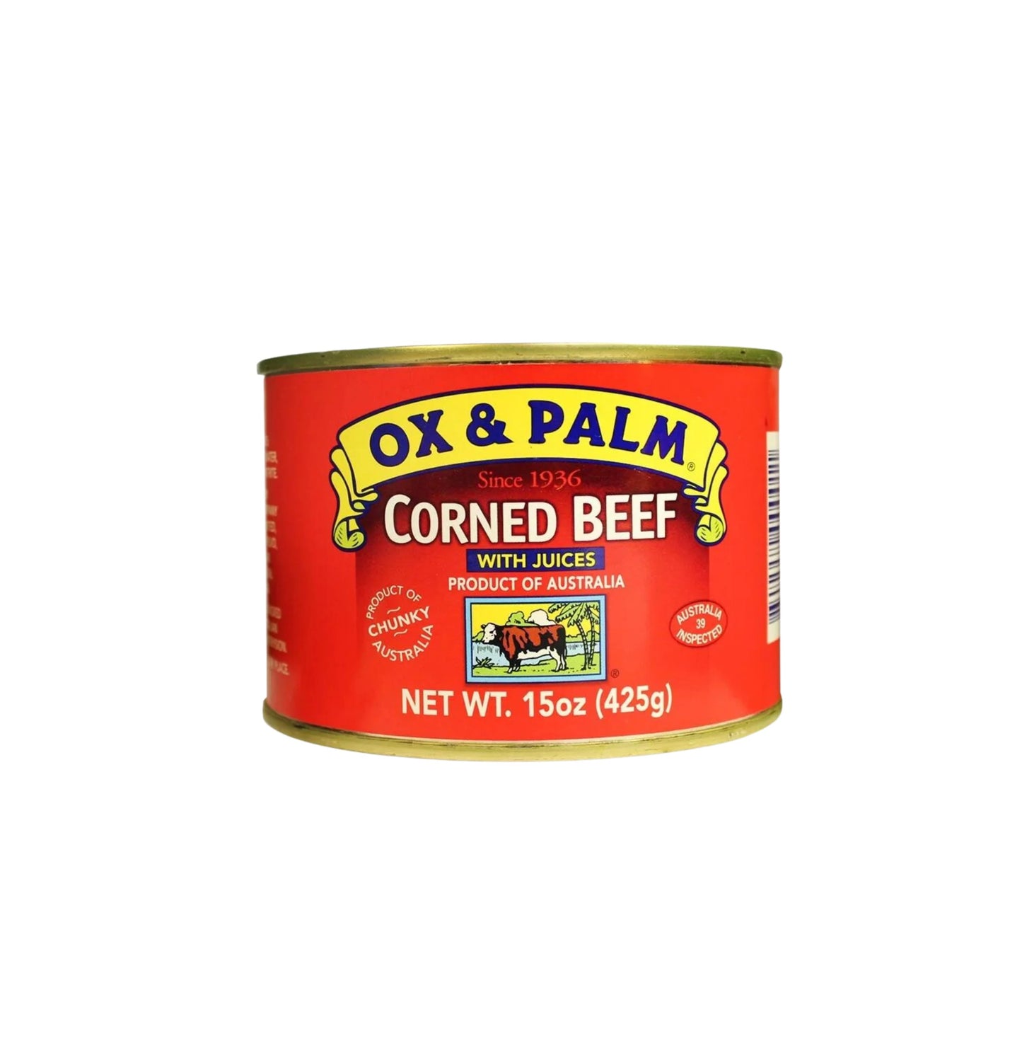 OX & PALM CORNED BEEF CHUNKY 15 OZ