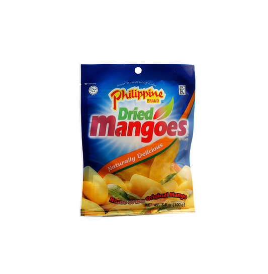 PHILIPPINE BRAND DRIED MANGOES  100 GRAMS