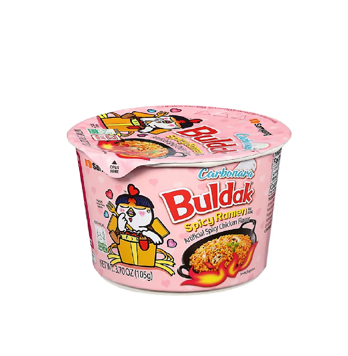 SAMYANG BULDAK BIG BOWL CARBONARA RAMEN 3.7 OZ