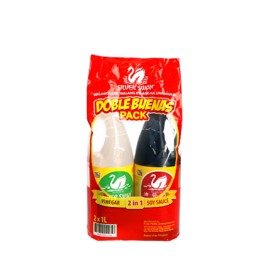 SILVER SWAN SOY SAUCE AND VINEGAR VALUE PACK 1L EACH