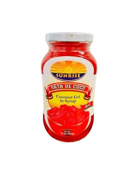 SUNRISE NATA DE COCO RED 12 OZ