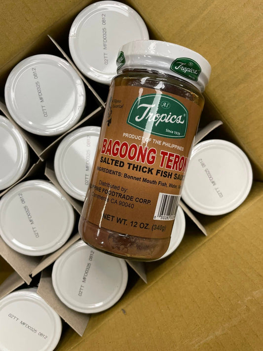 TROPICS BAGOONG TERONG THICK IN JAR 12 OZ