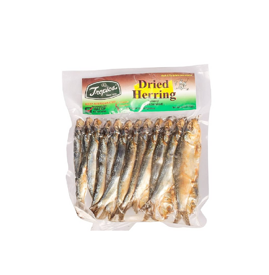 TROPICS DRIED TAWILIS HERRING FULLY EVISCERATED 6 OZ