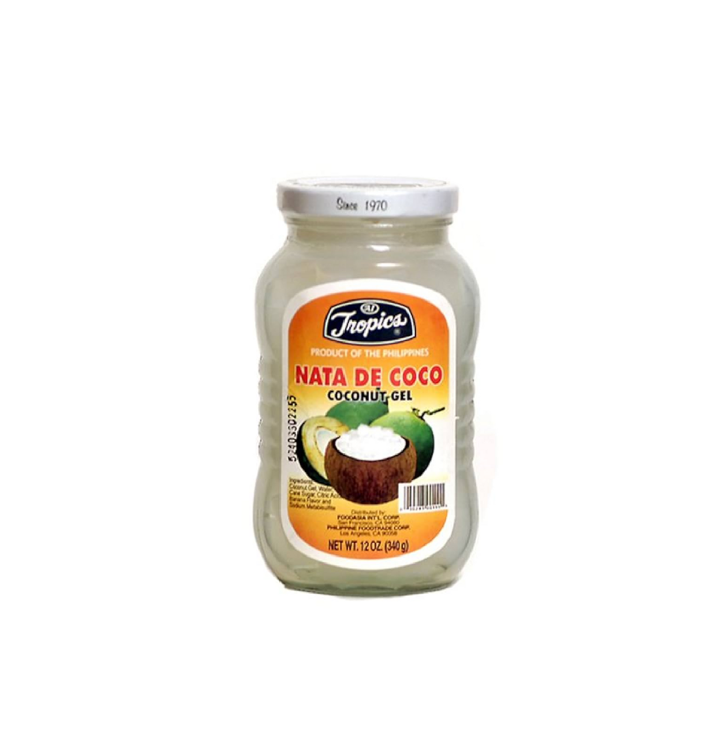 TROPICS NATA DE COCO WHITE 12 OZ