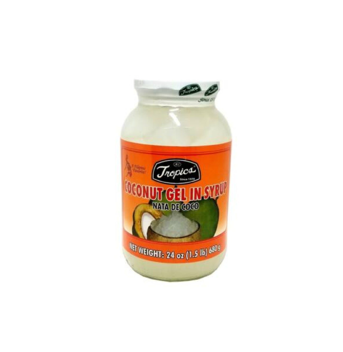 TROPICS NATA DE COCO WHITE 24 OZ