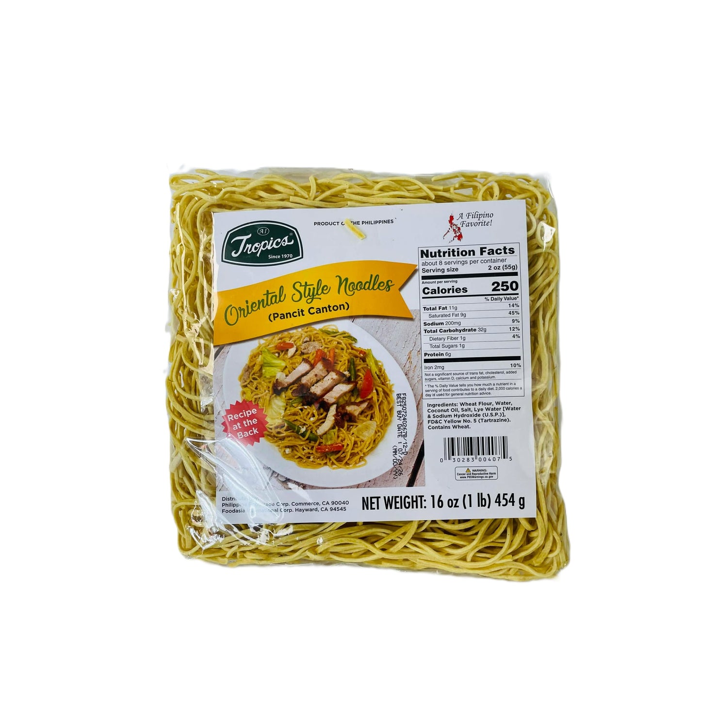 TROPICS ORIENTAL STYLE PANCIT CANTON 16 OZ