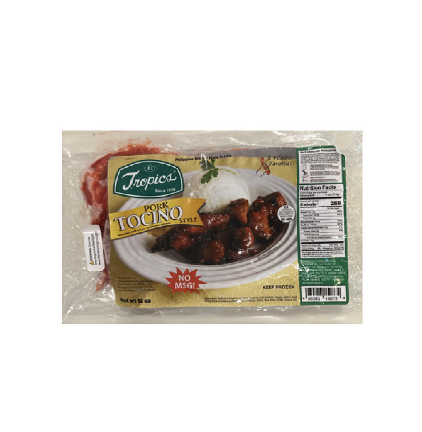 TROPICS PORK BELLY TOCINO STYLE 12 OZ