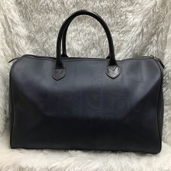 CHRISTIAN DIOR DUFFLE BAG VINTAGE NAVY