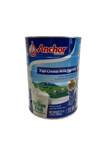 ANCHOR WHOLE POWDER MILK 900 GRAMS