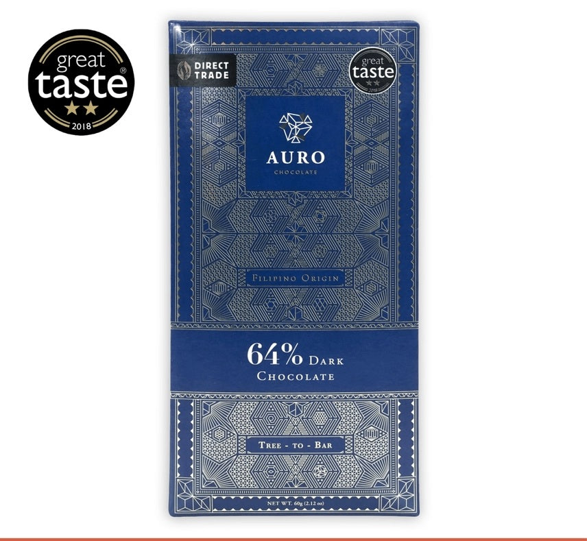 Auro Dark Chocolate Bar 64%
