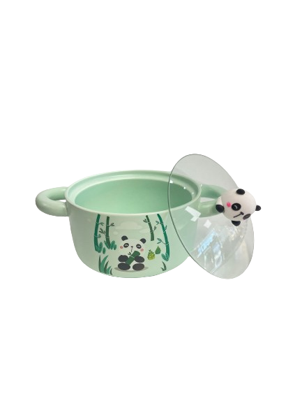 Cute Panda 30oz Bowl with Lid