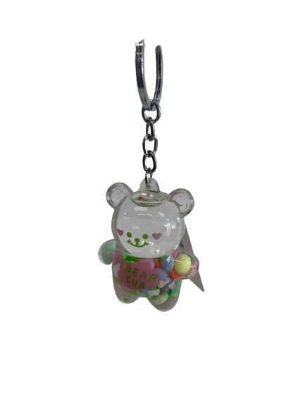 KEYCHAIN - BEAR CUB GREEN