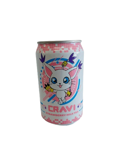 CRAVI DIGIMON STRAWBERRY MILK TEA