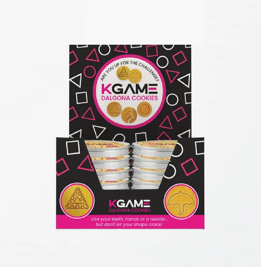 Kgame Dalgona Cookie Tin (2 Cookies)