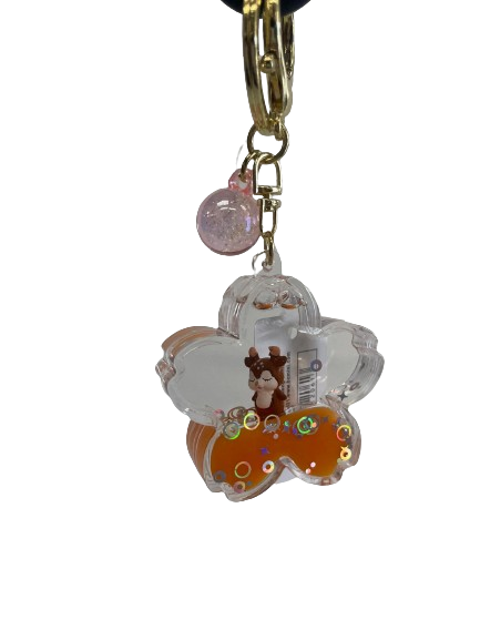 KEYCHAIN - FLOWER ORANGE