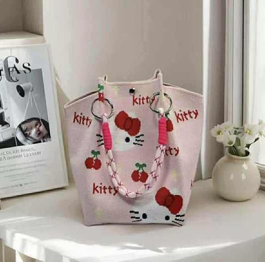HELLO KITTY TOTE BAG PINK