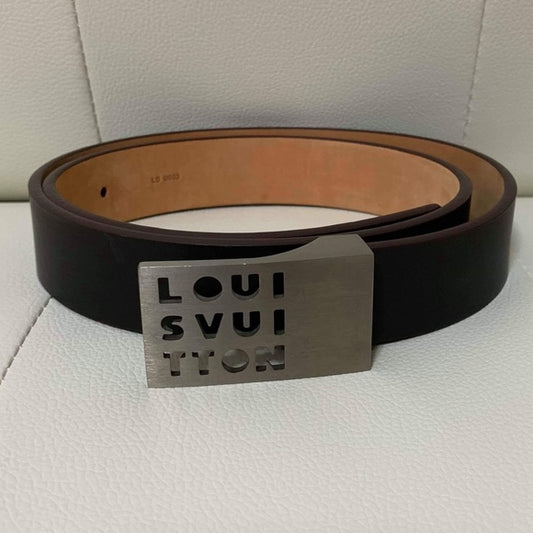 LOUIS VUITTON BELT SIZE 85/34 EUC LB0033 FIRMPRICE