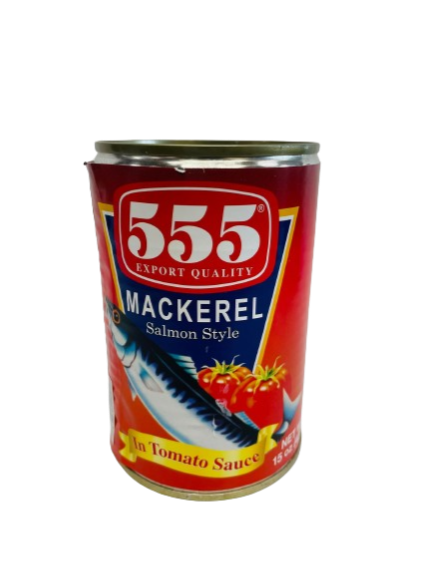 555 MACKEREL  IN TOMATO SAUCE 425 GRAMS
