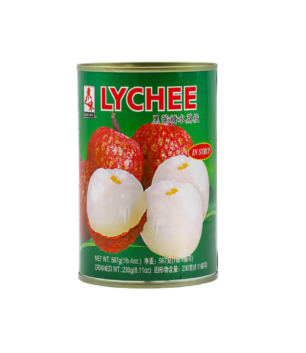 ASIAN TASTE LYCHEE IN SYRUP 20 OZ