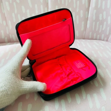 Load image into Gallery viewer, CHANEL LOGO LAMBSKIN ZIP AROUND CLUTCH POUCH
