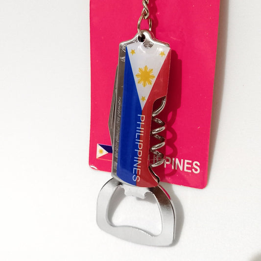 PHILIPPINES BOTTLE OPENER KEYCHAIN