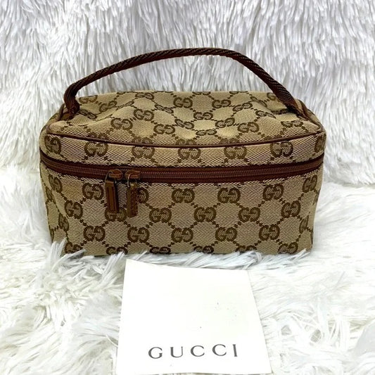 GUCCI WEBLINE COSMETIC CASE WITH EYELINER POUCH