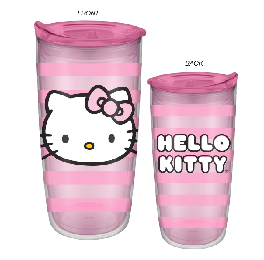 Hello Kitty Strawberry 20oz Plastic Tumbler