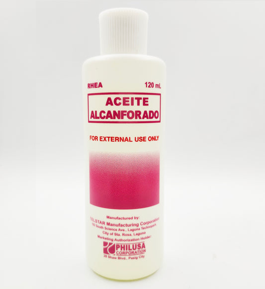 RHEA ACIETE ALCANFORADO 120ML