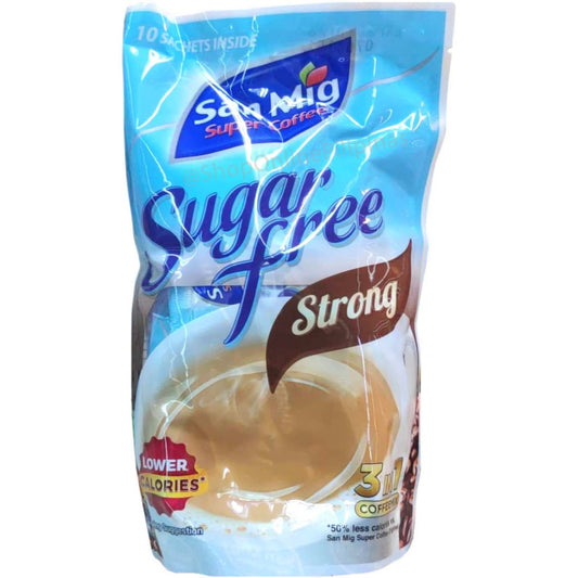 SAN MIG SUGAR FREE COFFEE STRONG 10 SACHETS